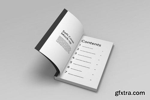 Soft Cover Book Mockup