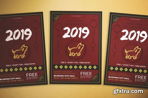 Chinese New Year Celebration Flyer