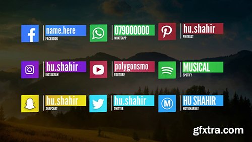 Social Media Lowerthirds 146656 Social Media Lowerthirds 146656