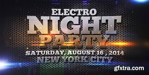 Videohive - Electro Night Party - 7836794