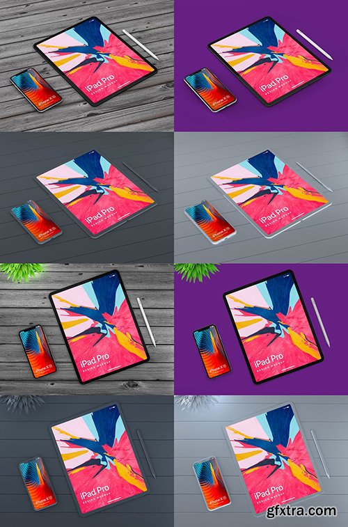 iPad Pro iPhone XS Mockup 02