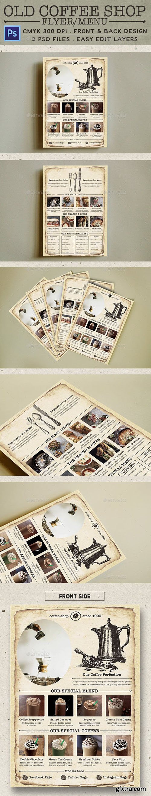 Old Coffee Shop Flyer 13569331