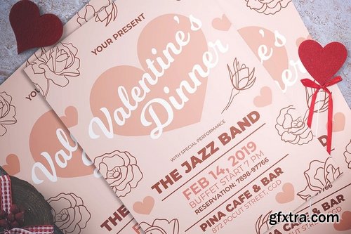 Valentine Dinner Flyer