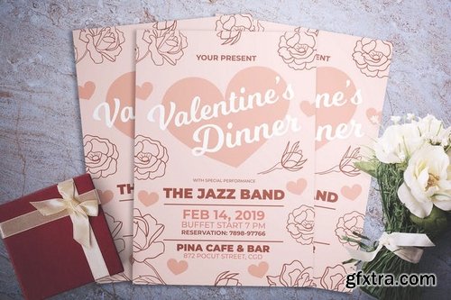 Valentine Dinner Flyer