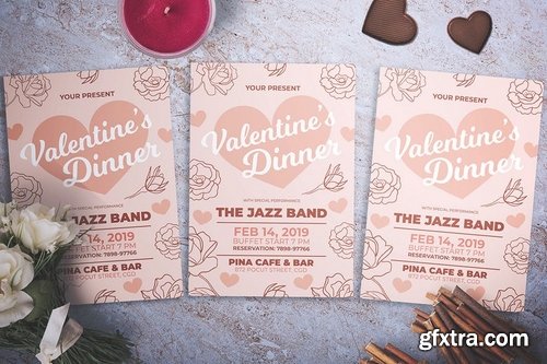 Valentine Dinner Flyer