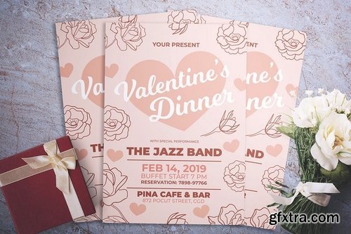 Valentine Dinner Flyer