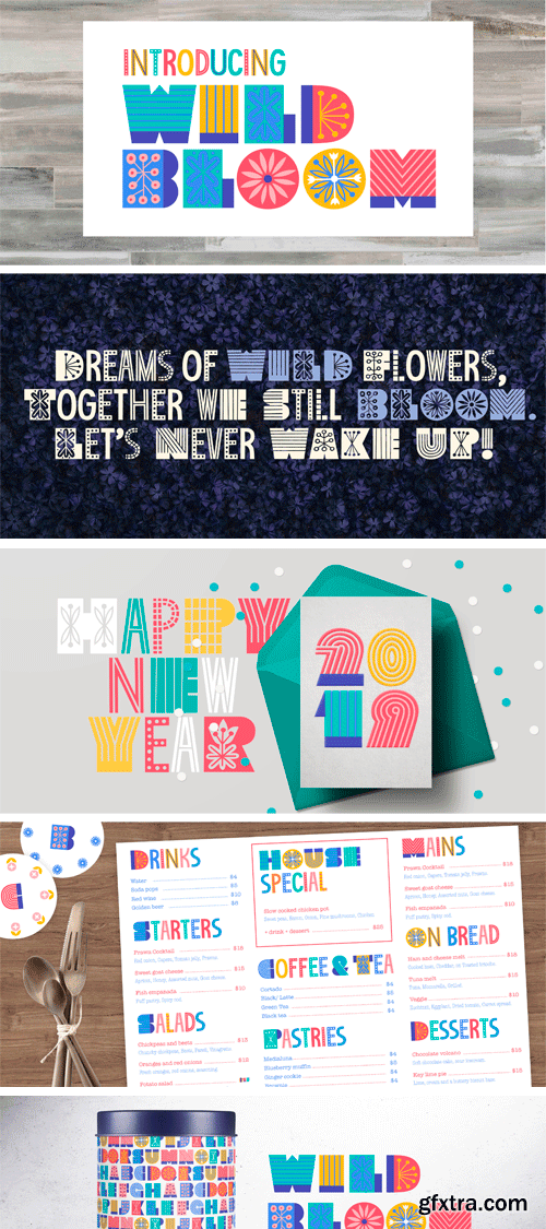 Wild Bloom Font Family