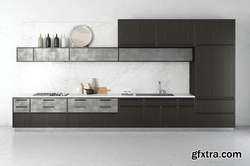 Modern Kitchen 12 3d Model