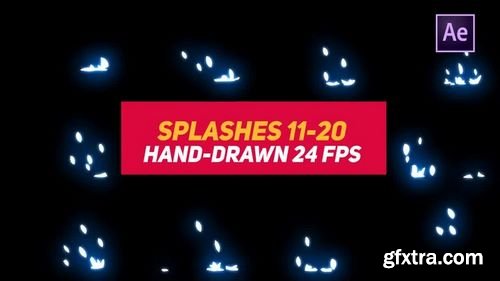 MotionArray - Liquid Elements 2 Splashes 11-20 After Effects Templates 85820