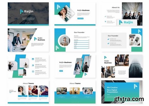 Raijin - Powerpoint Keynote and Google Slides Templates