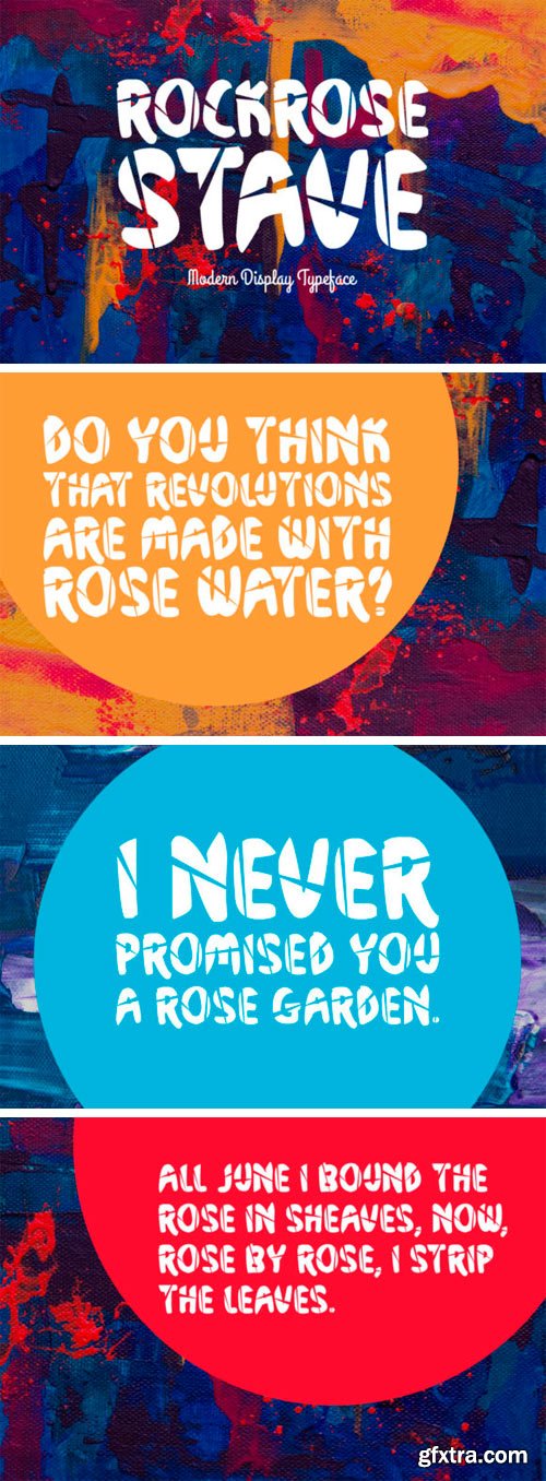 Fontbundles - Rockrose Stave