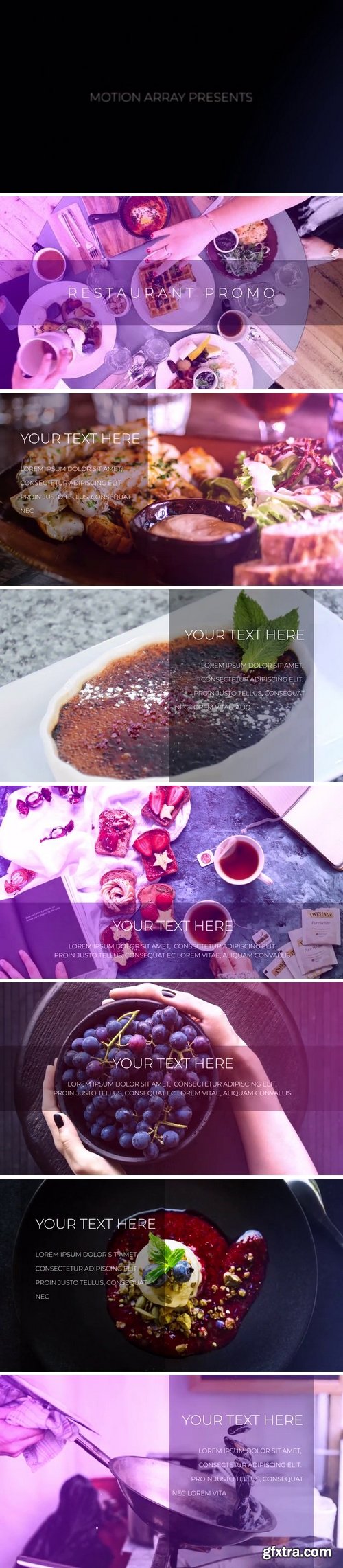 MotionArray - Restaurant Promo After Effects Templates 160125