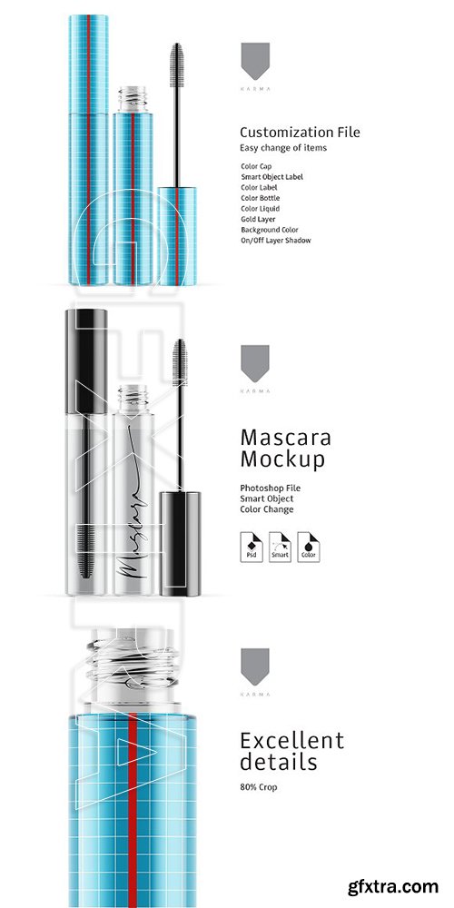 CreativeMarket - Mascara Mockup Glass 3356106