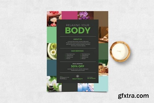 Colorful Spa Flyer