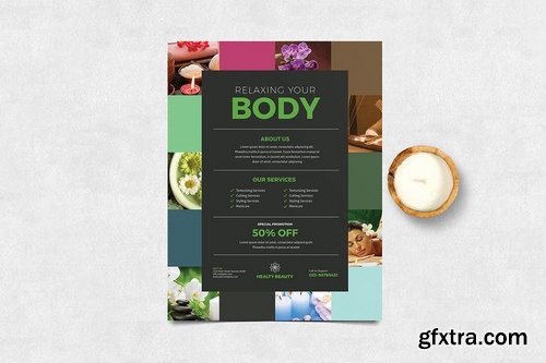 Colorful Spa Flyer