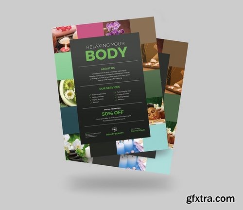 Colorful Spa Flyer