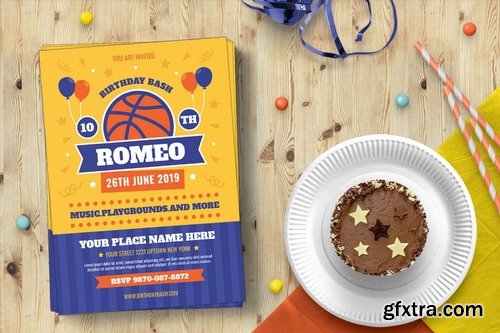 Kids Birthday Party Flyer