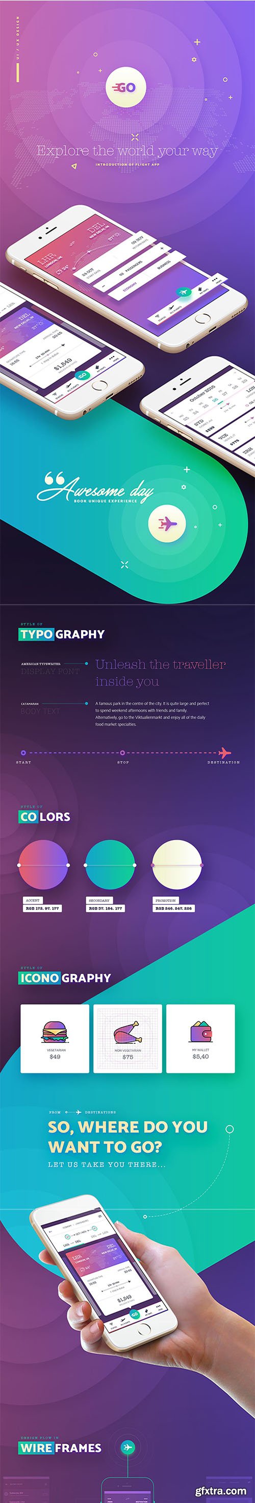GoFlight Mobile App - UI kit