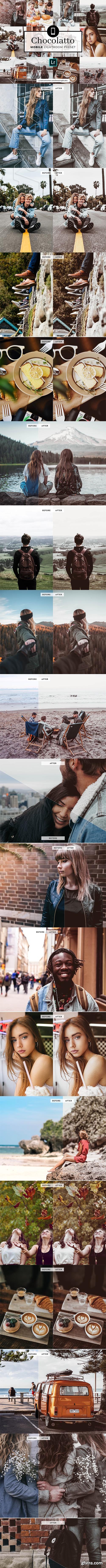 CreativeMarket - Mobile Lightroom Preset Chocolatto 3320070