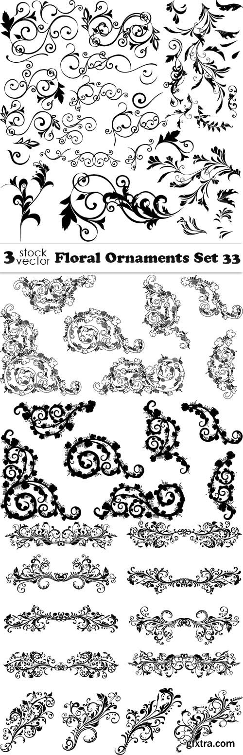 Vectors - Floral Ornaments Set 33