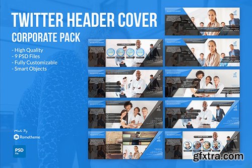 Corporate Twitter Headers Cover vol.1