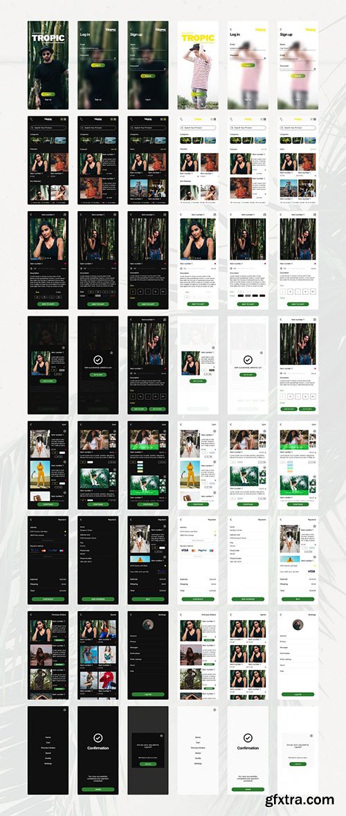 Tropic E-commerce UI Kit