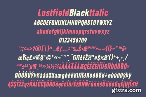 Lostfield Sans Font