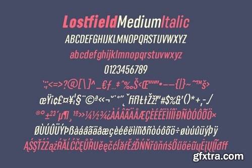 Lostfield Sans Font