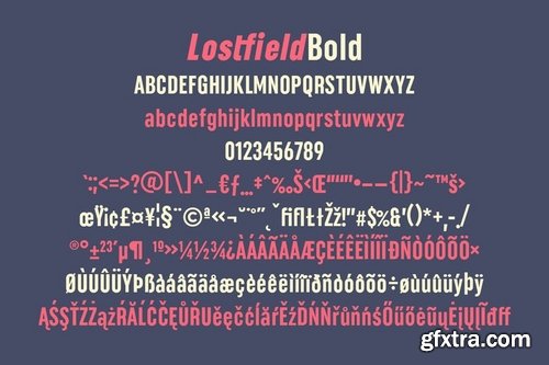 Lostfield Sans Font