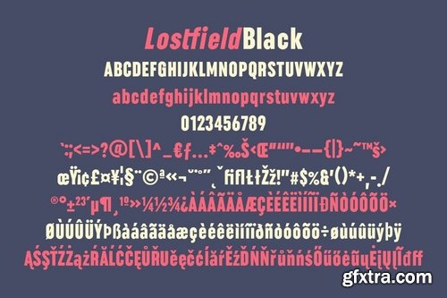 Lostfield Sans Font