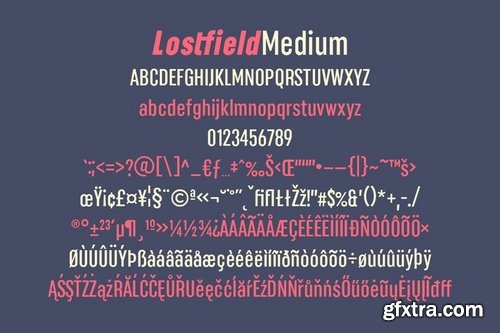 Lostfield Sans Font