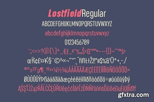 Lostfield Sans Font