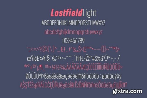 Lostfield Sans Font