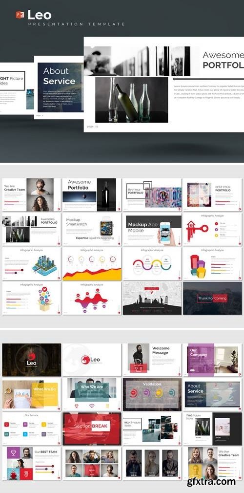 Leo - Powerpoint, Keynote, Google Sliders Templates