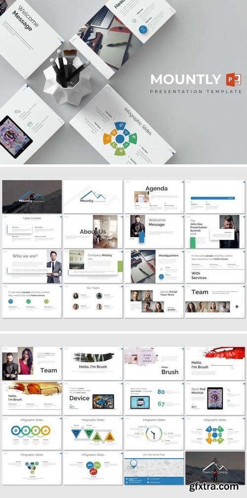 Mountly - Powerpoint, Keynote, Google Sliders Templates