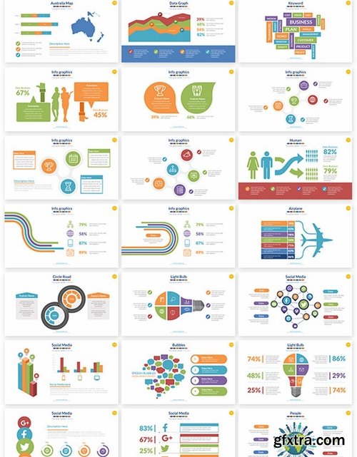 Infographics2  Powerpoint and Keynote Presentations