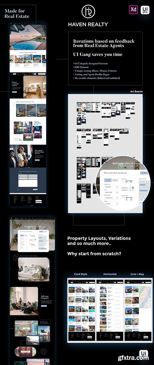 Haven Real Estate Web UI Kit - Realtor