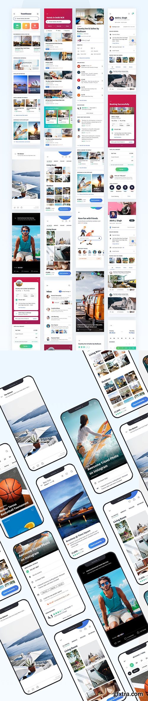 Townhouse Mobile App UI Kit