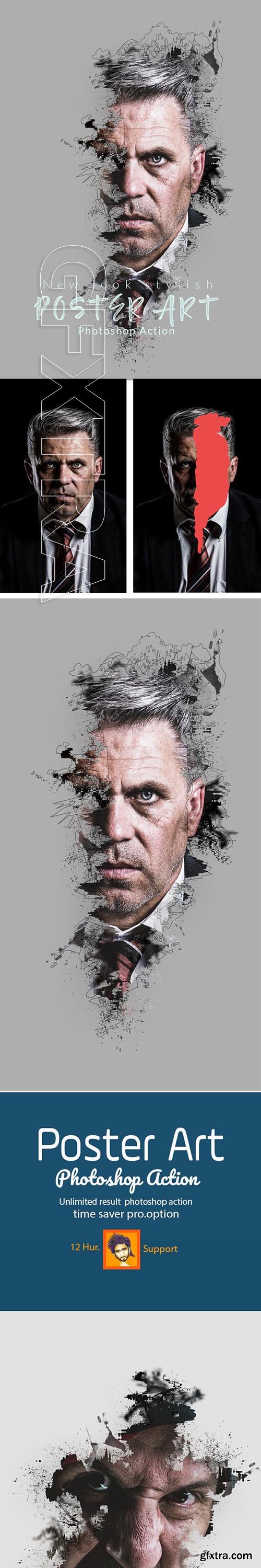 GraphicRiver - Poster Art Photoshop Action 23094765