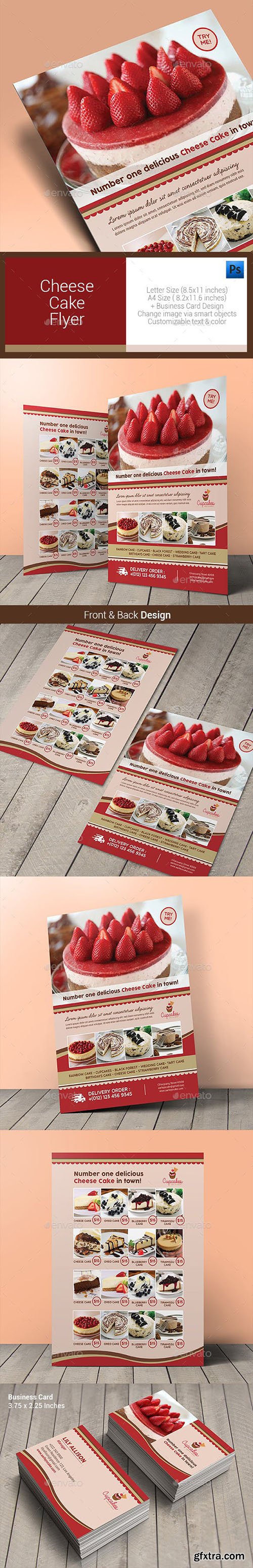 Cheese Cake Menu Flyer 10640856 Cheese Cake Menu Flyer 10640856