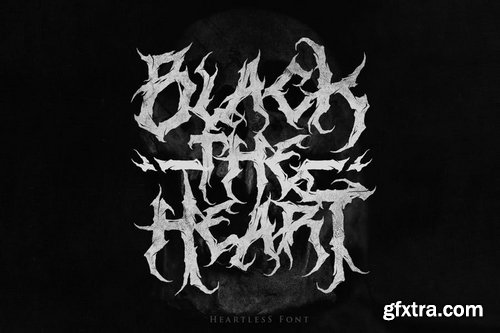 Heartless - Deathmetal Font