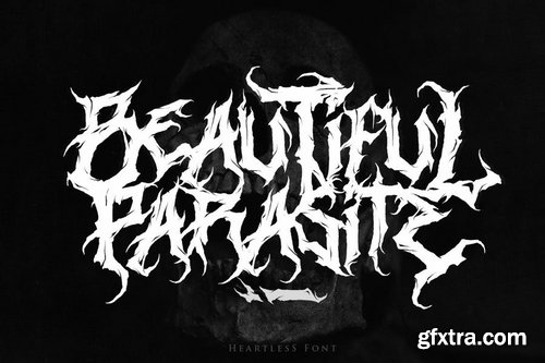 Heartless - Deathmetal Font
