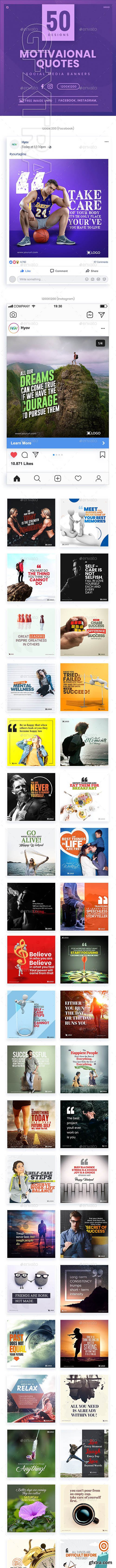 GraphicRiver - Quotes Facebook and Instagram Banner Set - 50 Designs 23137168 GraphicRiver - Quotes Facebook and Instagram Banner Set - 50 Designs 23137168