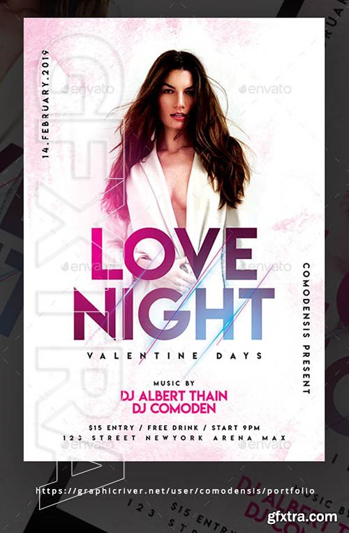 GraphicRiver - Love Night Party Flyer Templates 23138826