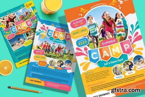 Kids Summer Camp Flyer
