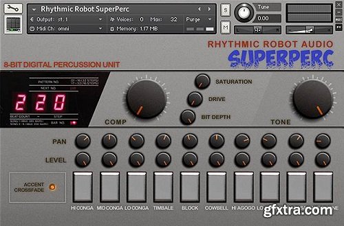 Rhythmic Robot Audio Superperc KONTAKT