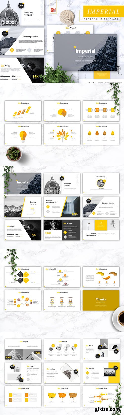 IMPERIAL Powerpoint, Keynote, Google Slides