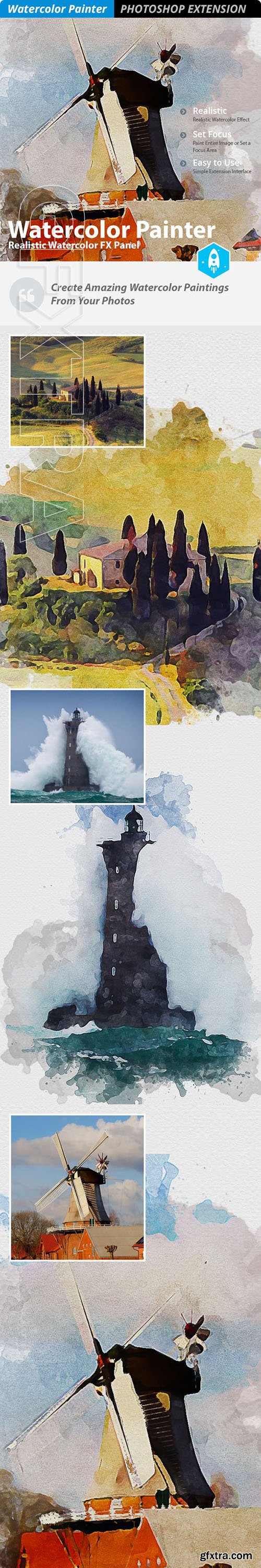 GraphicRiver - Watercolor Painter 23104255