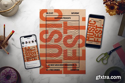 Indie Music Flyer Set