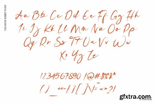 CM - Velgiufe Script Font 3395652